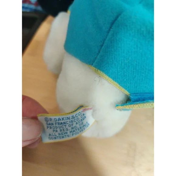 Very Rare 1985 8" Vintage Dakin Pillow Soft Goo Goo Puppy Stuffed Plush Toy Doll - Picture 7 of 10